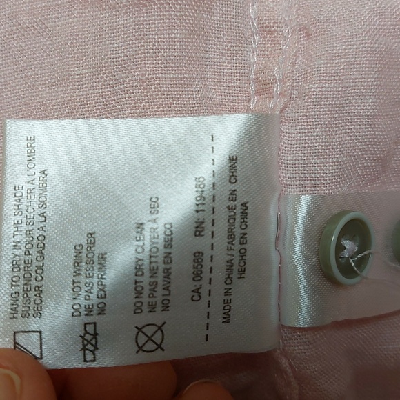 Heritage Report Collection linen shirt Size XL - Picture 6 of 6